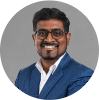 Headshot of Govind Alagappan, President at Gradiant