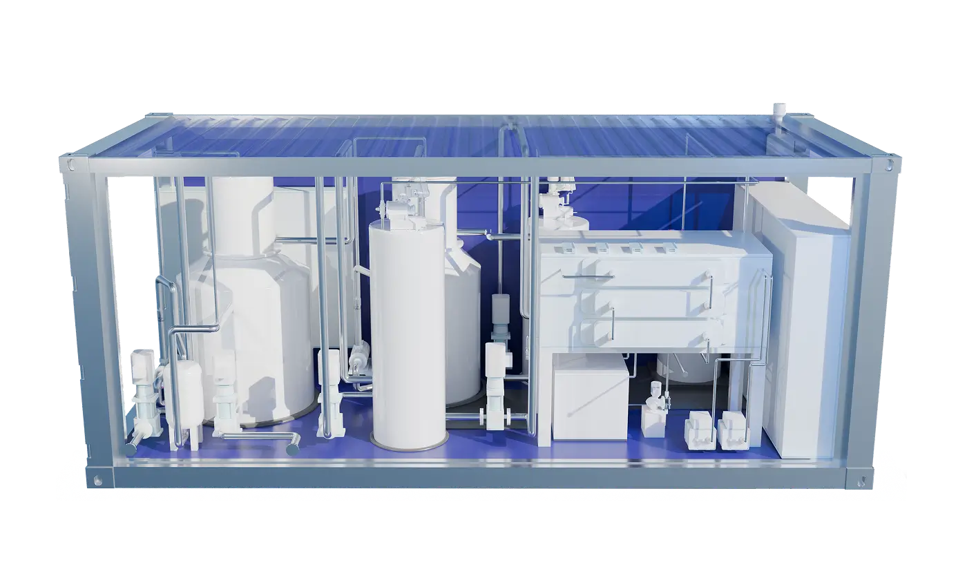 3D rendering of technologies inside ForeverGone